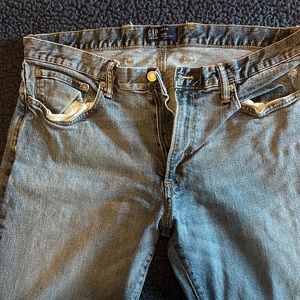 Gap jeans slightly distressed
